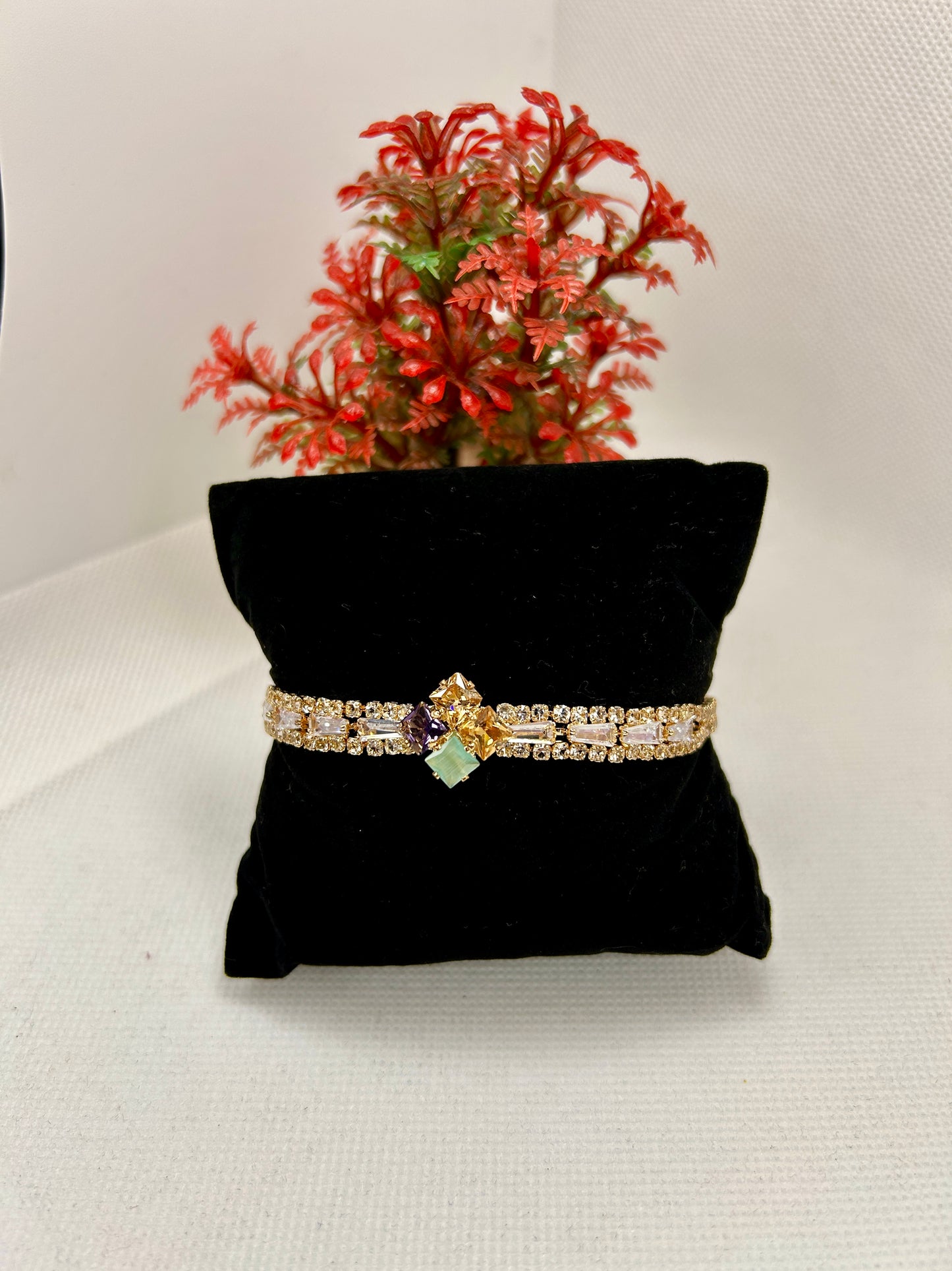 Quartz Shine Zircon Stones Bracelet