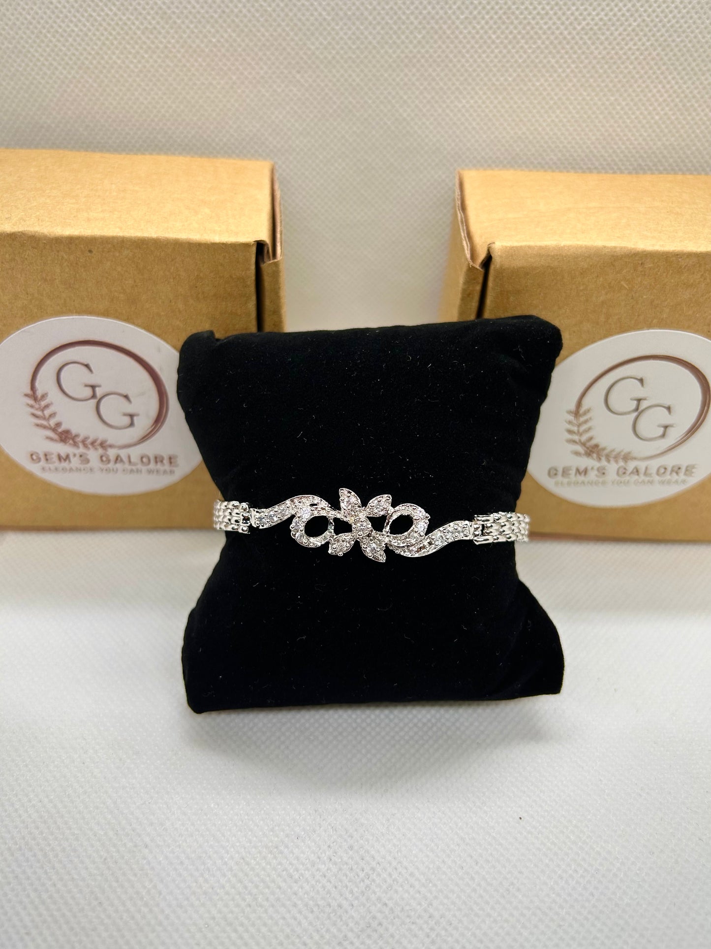 Silver Crystal Stones Bracelet 10