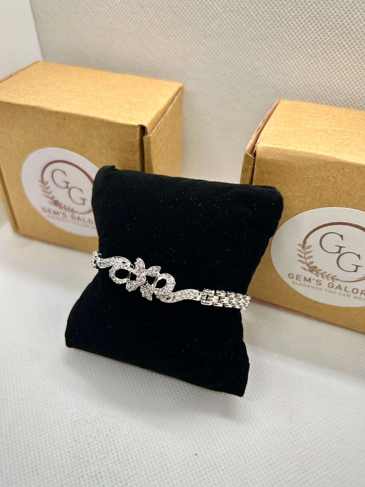 Silver Crystal Stones Bracelet 10