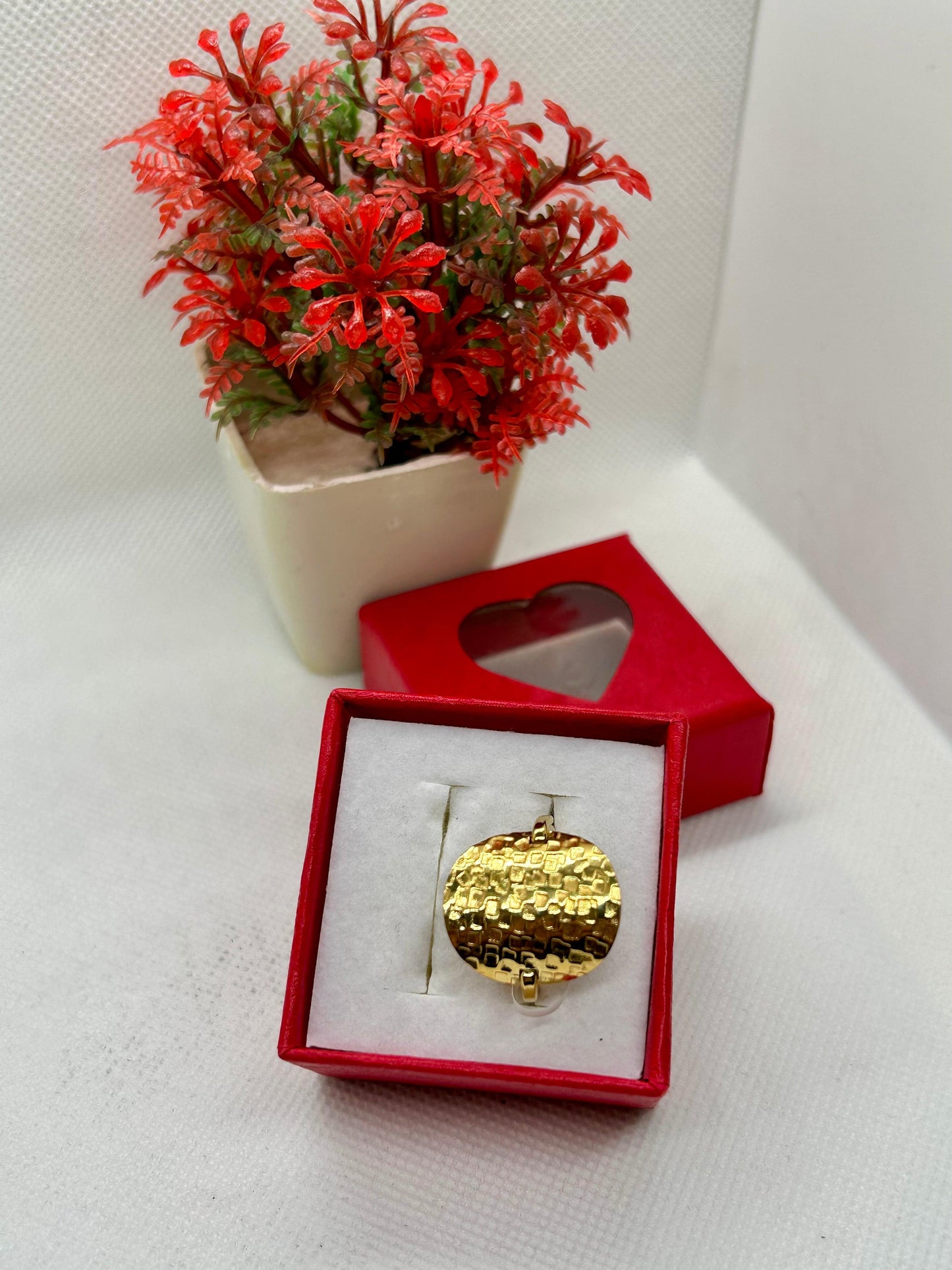 Stainless Steel Golden Ring