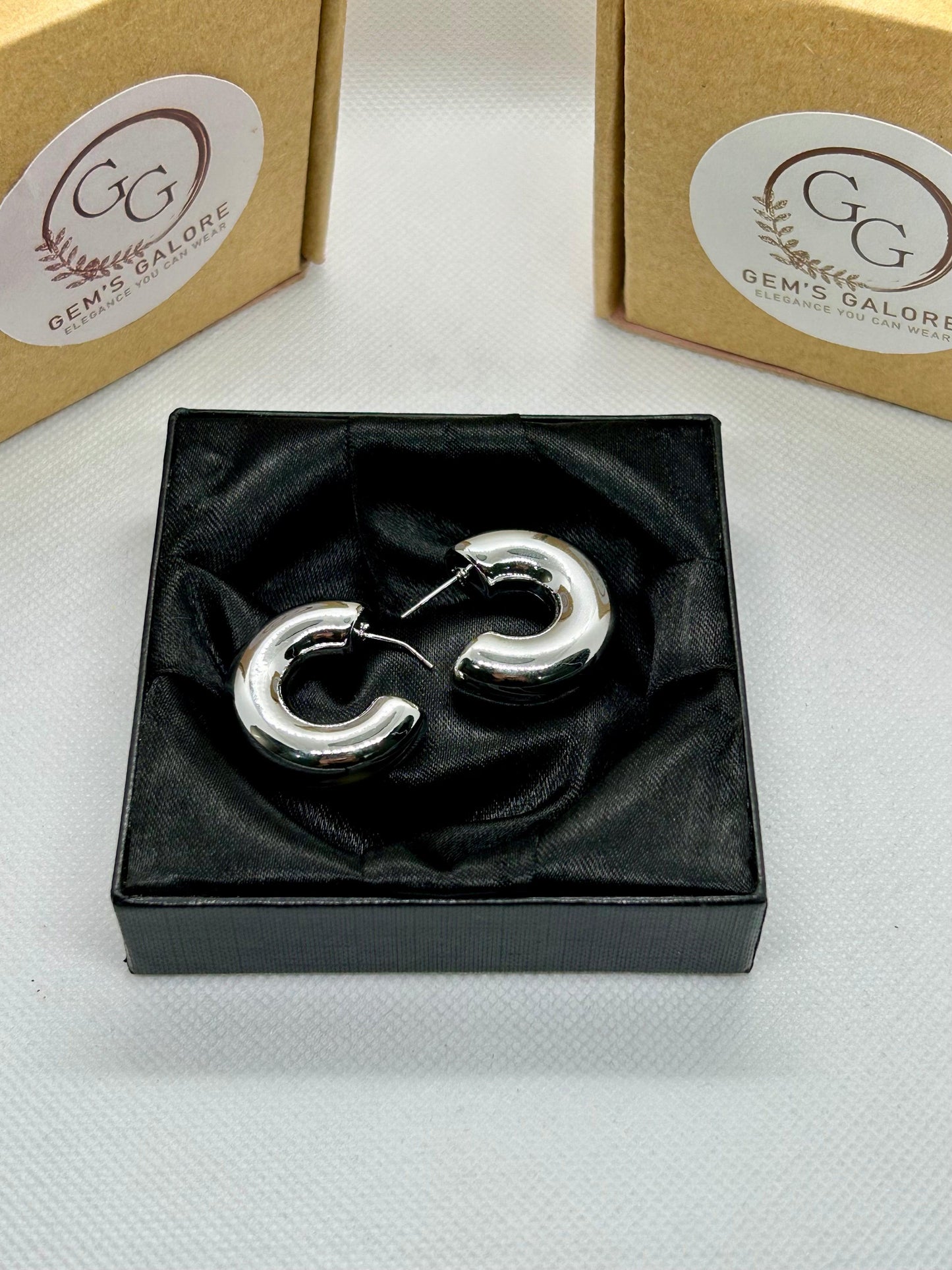 Stainless Steel Trendy Hoops