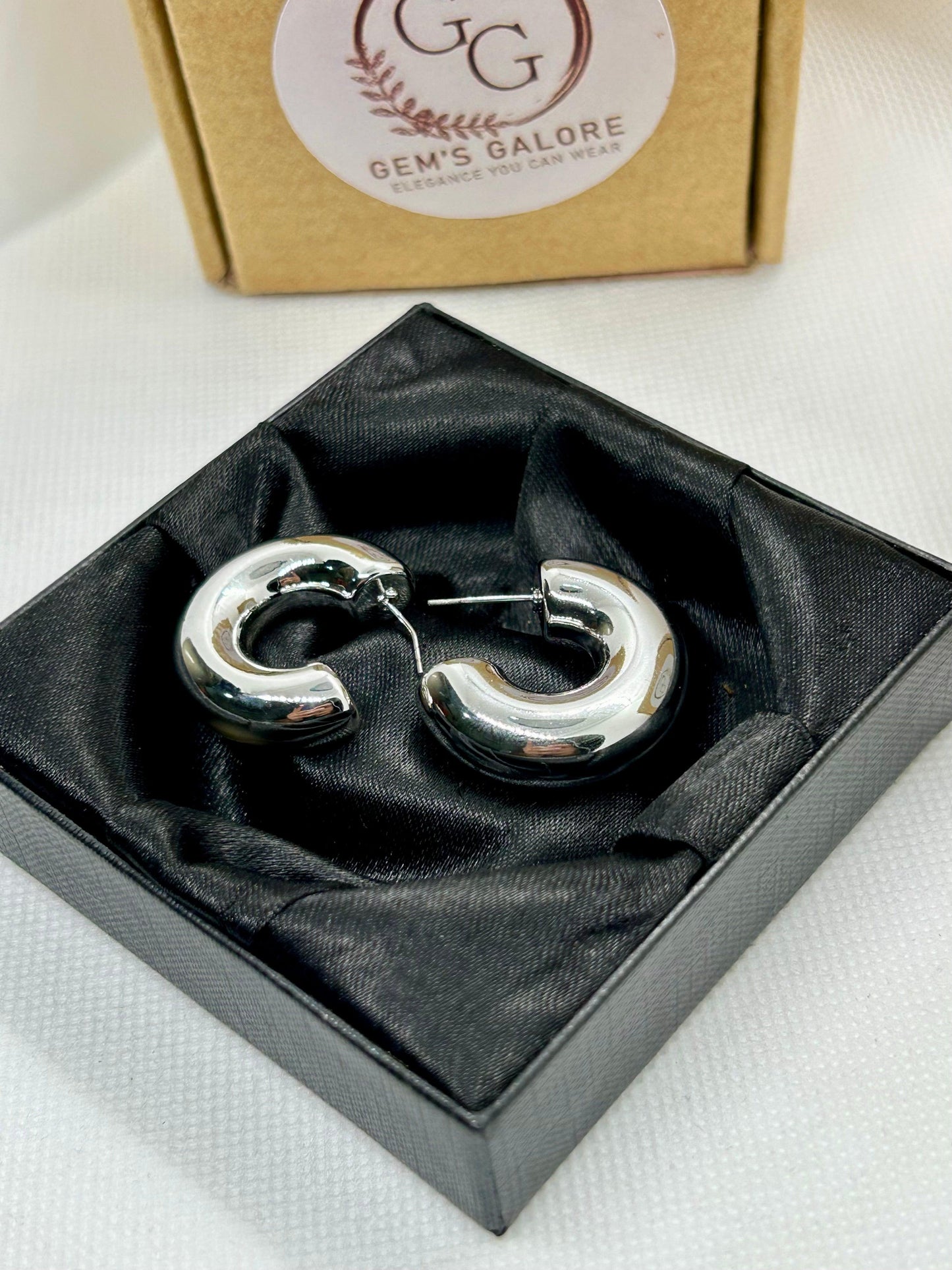 Stainless Steel Trendy Hoops