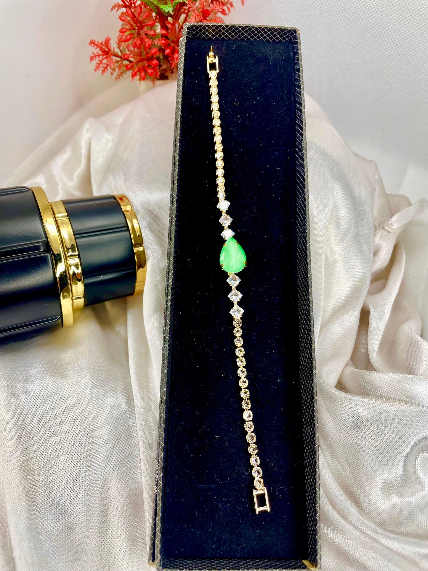 Ocean Gleam Zircon Stones Bracelets