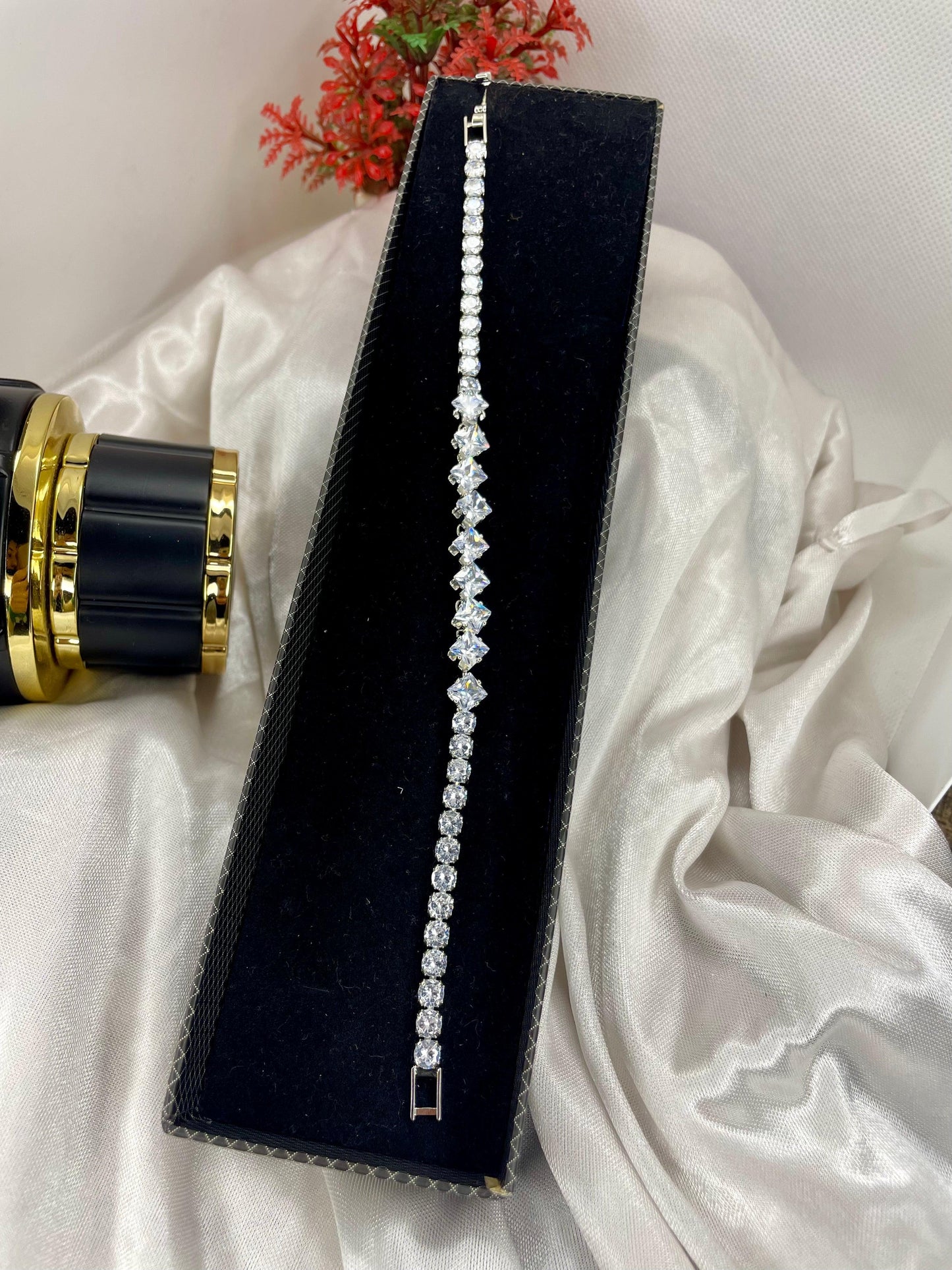 Prism Pulse Crystal Stones Bracelet