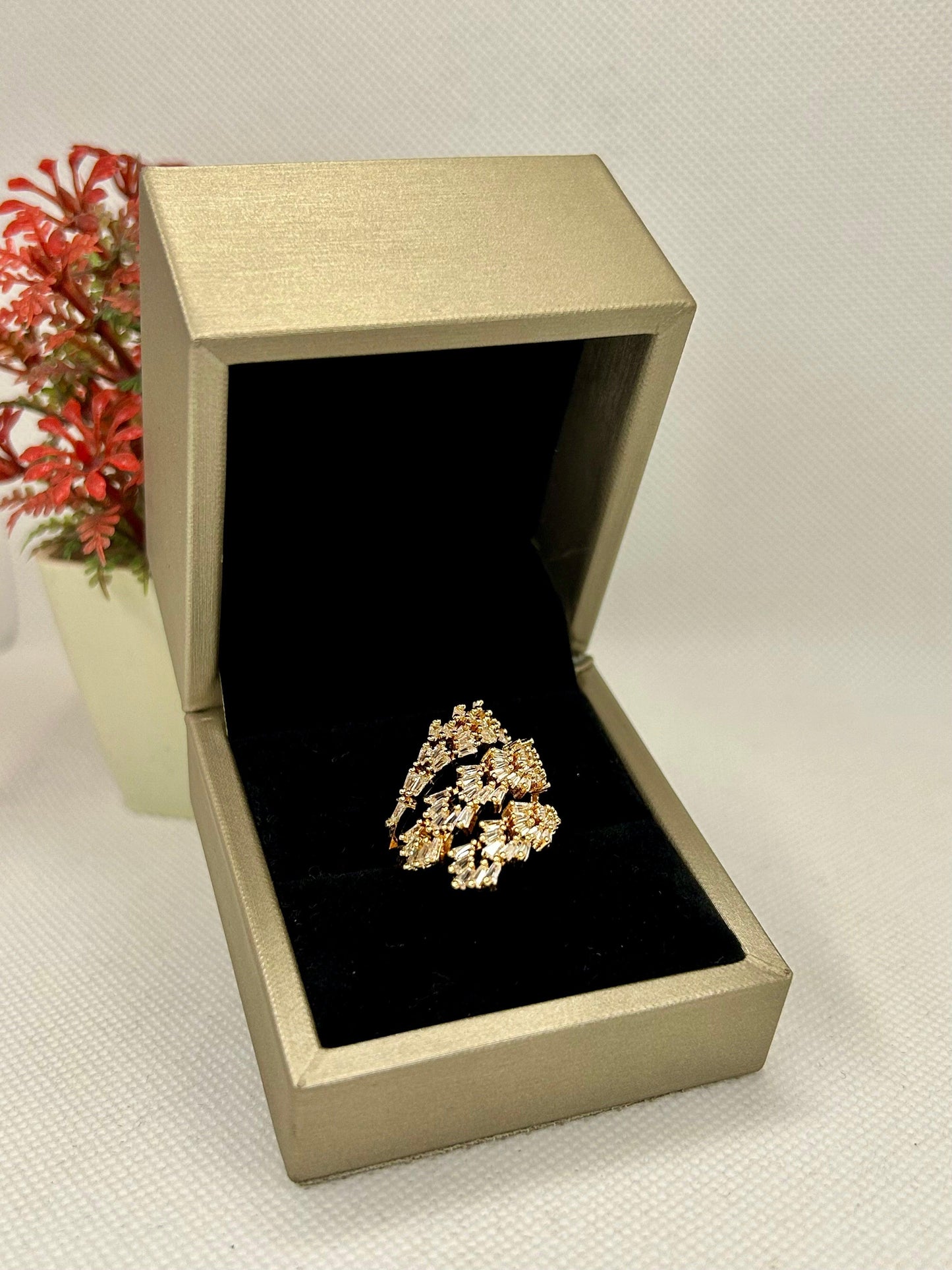Radiance Solitaire Zirconia Ring
