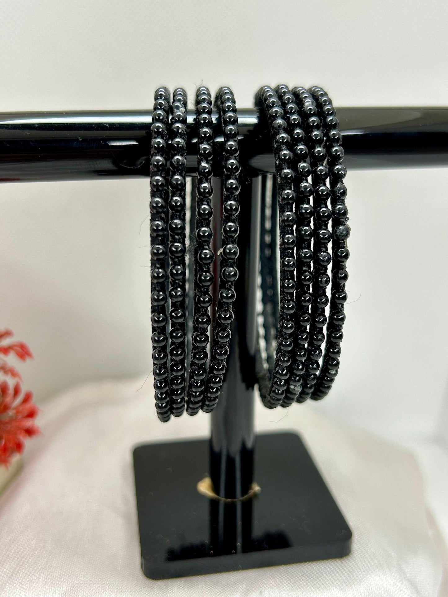 Black Pearls Bangle Set