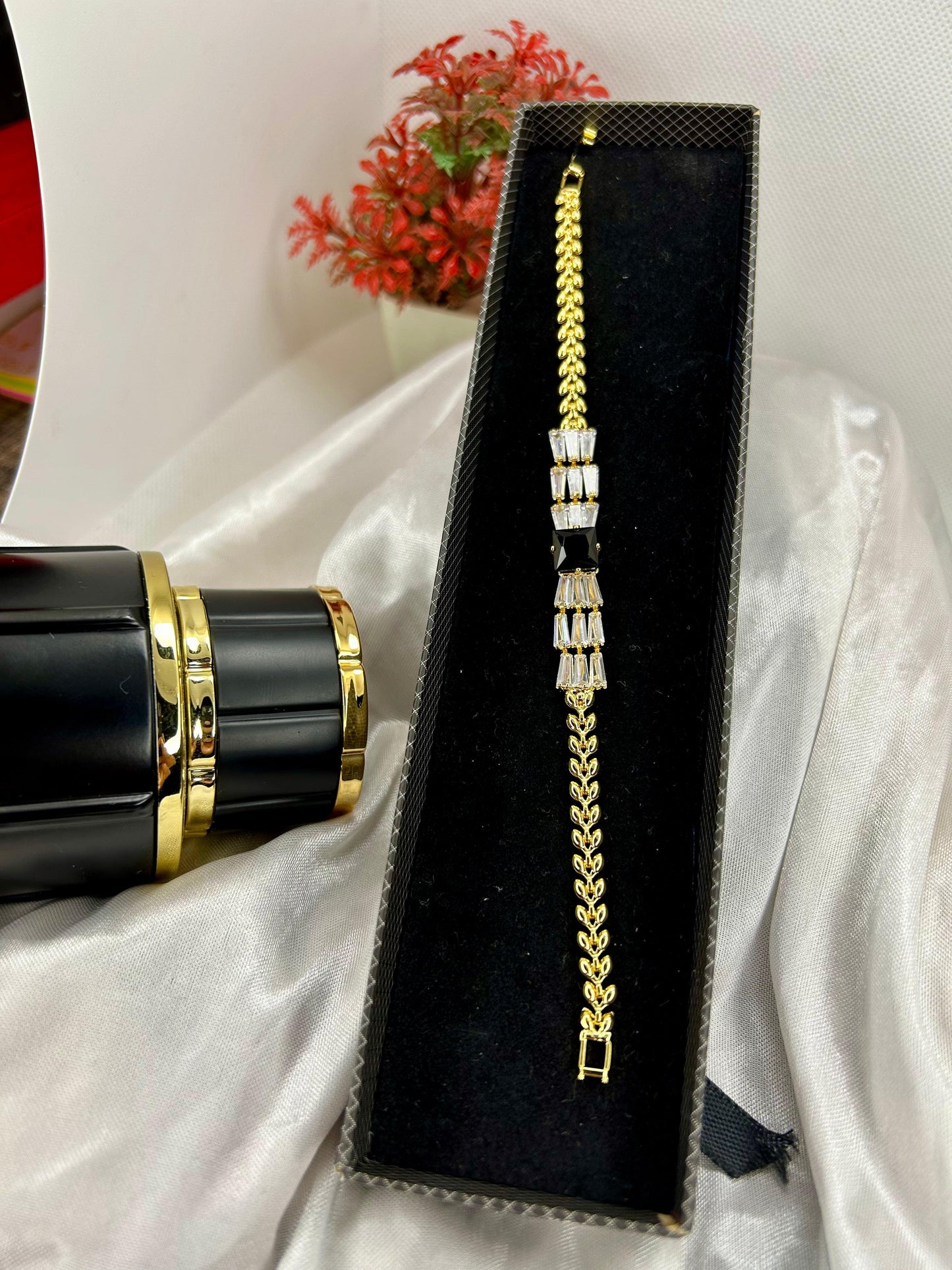 Zircon Royale Stainless Steel Bracelet