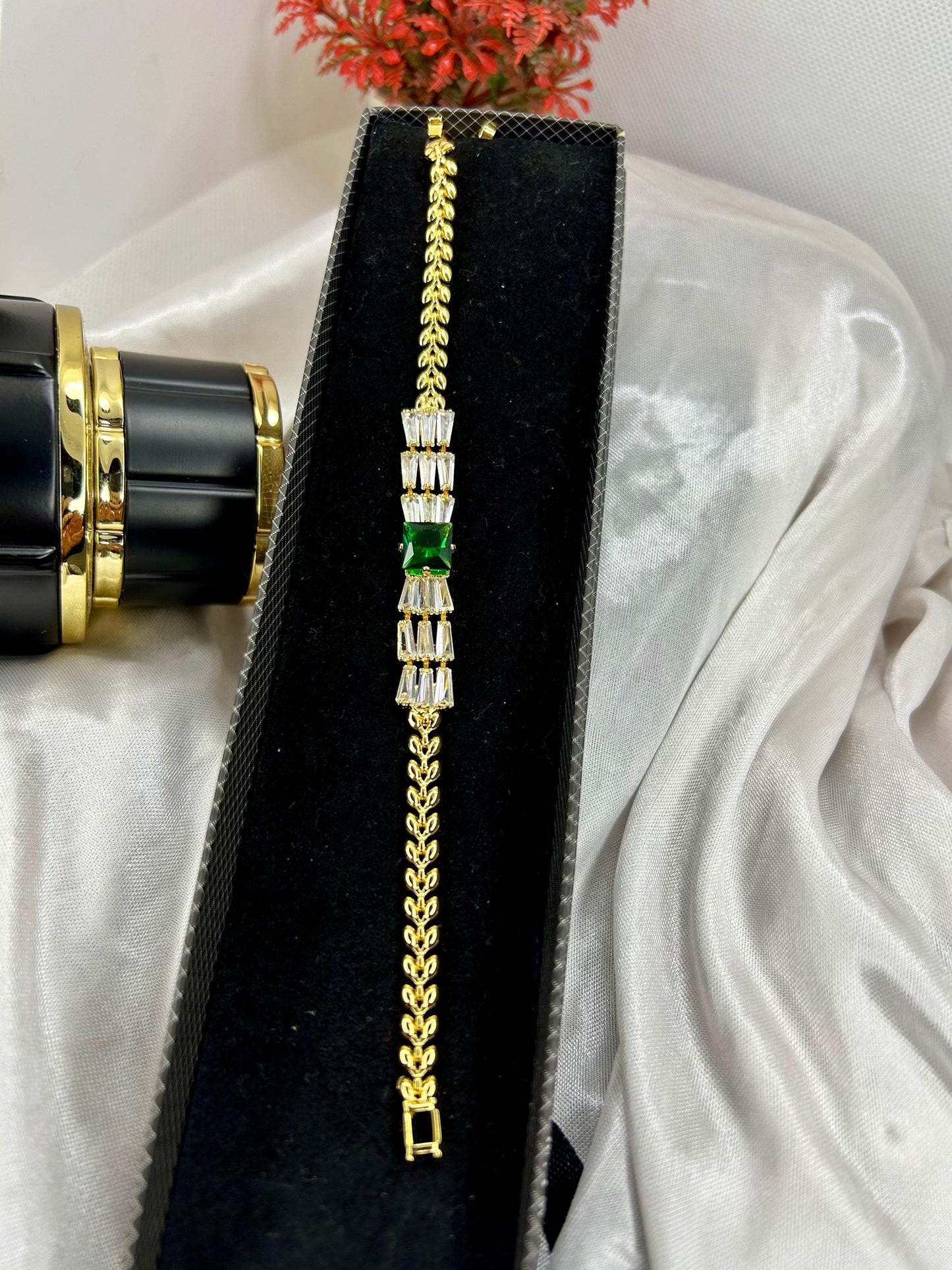 Zircon Royale Stainless Steel Bracelet