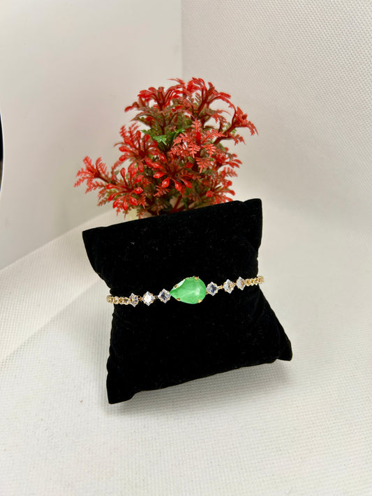 Ocean Gleam Zircon Stones Bracelets
