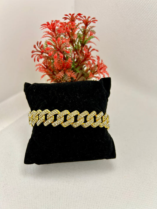 Shine Knot with Zircon Stones Stainless Steel Bracelet