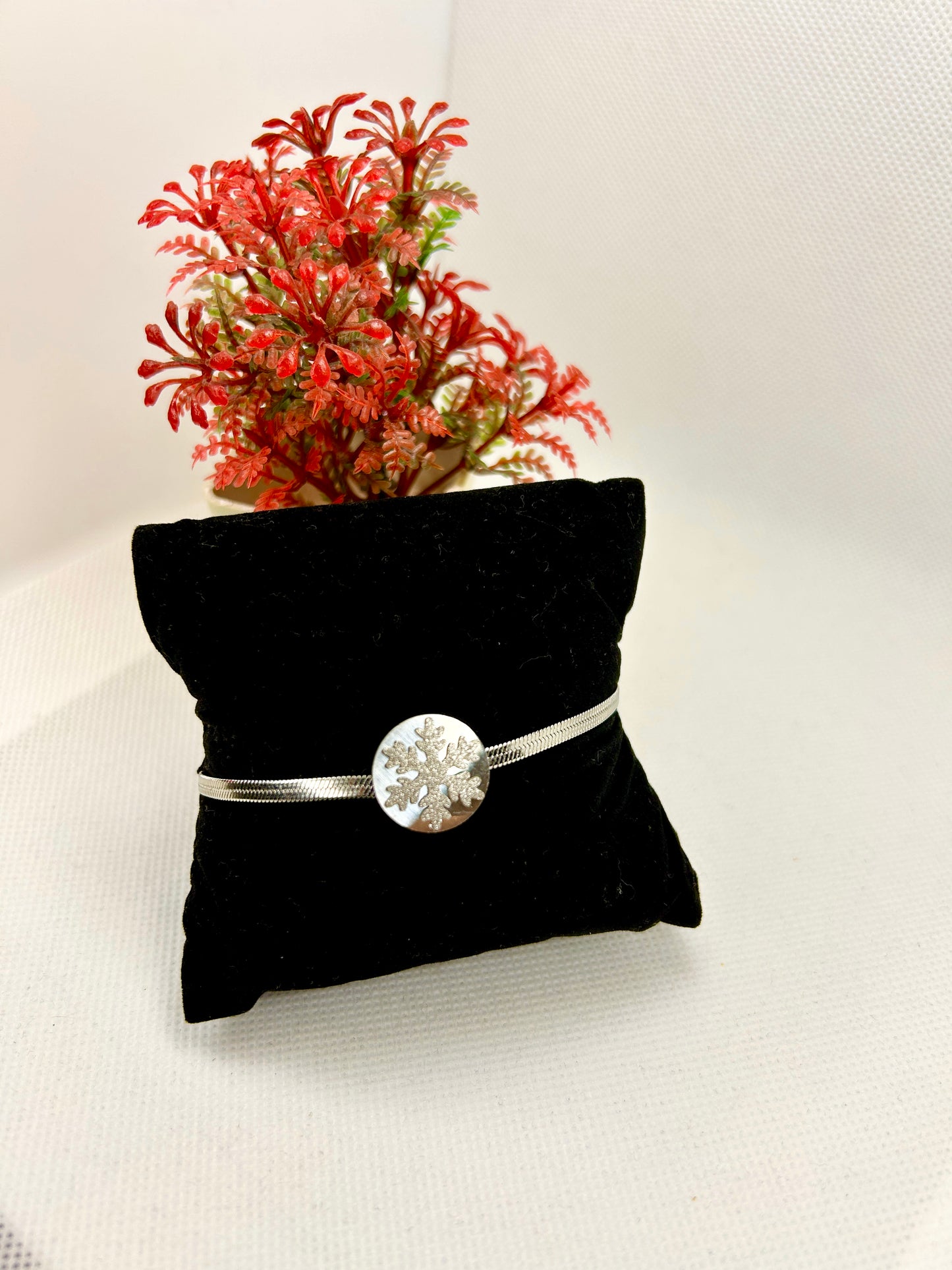 Snowy Silver Bracelet