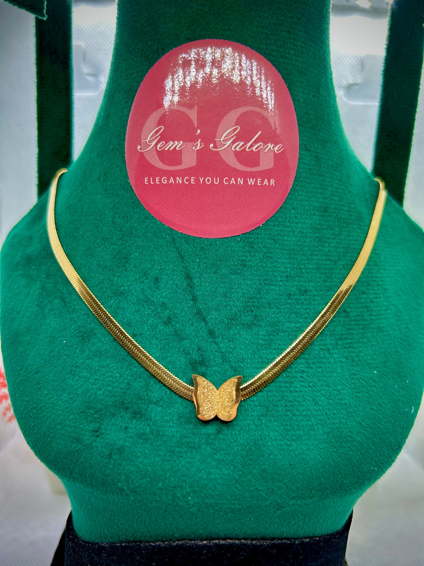 BUTTERFLY STAINLESS STEEL PENDANT