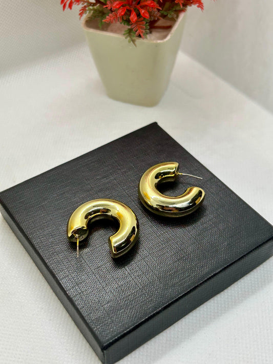Stainless Steel Trendy Hoops
