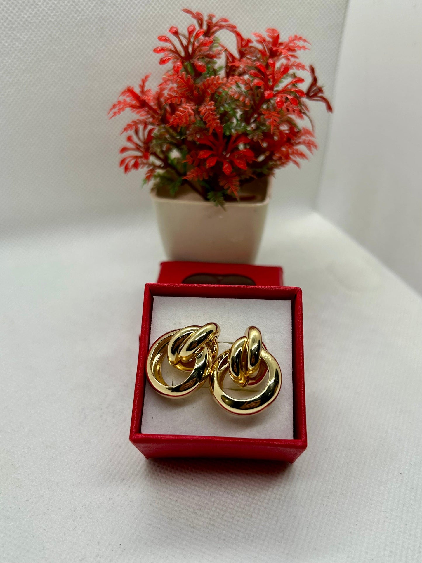 Tie Knots Stainless Steel Earrings