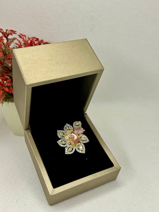 Flower Petals Carat Ring