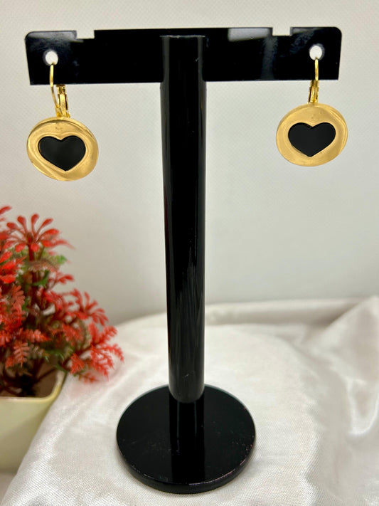 Stainless Steel Heart Earrings