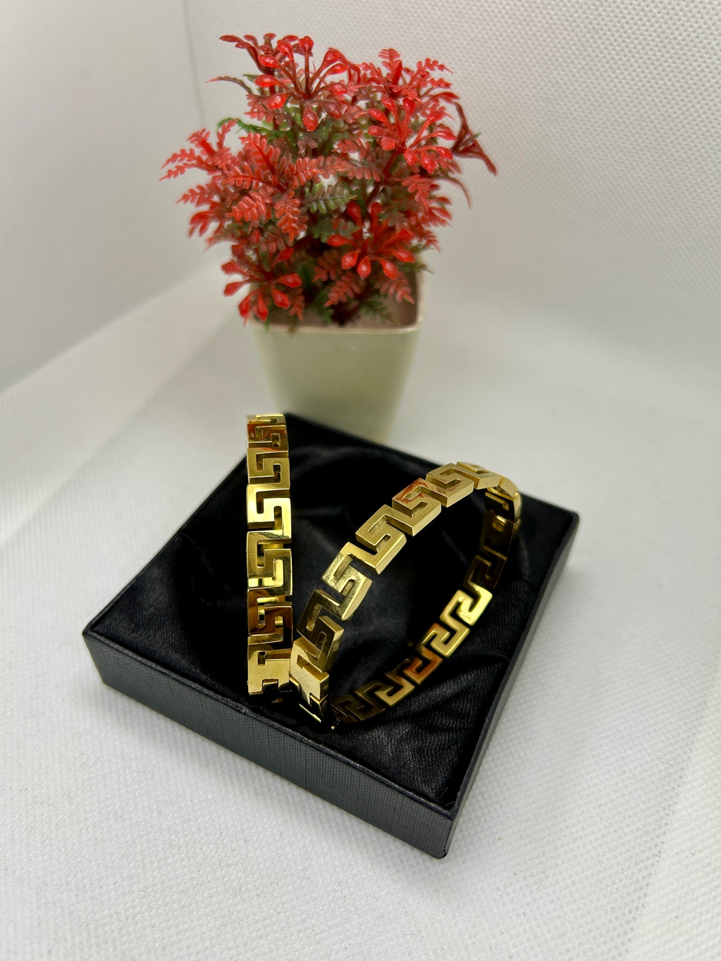 Stainless Steel Versace Handcuff 1Pc