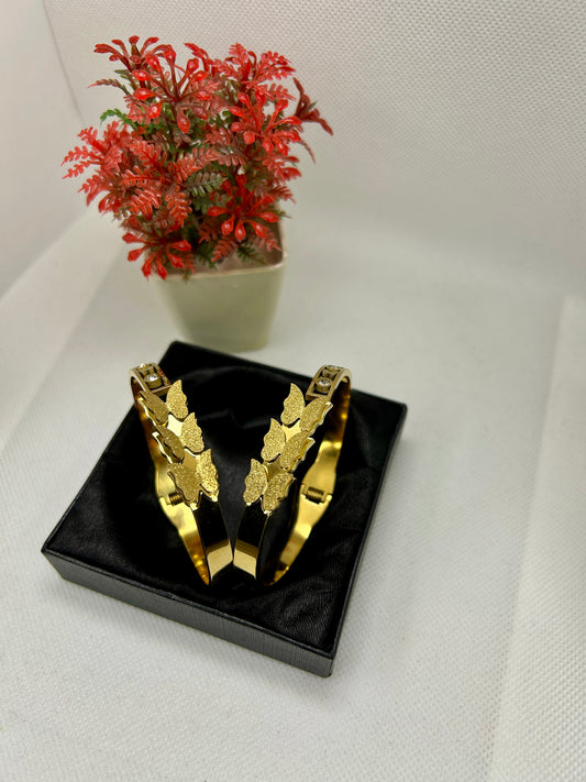 1Pc Stainless Steel Butterfly Handcuff